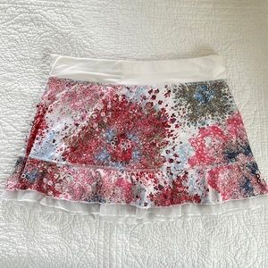 Sofibella Multi-color 13” tennis skirt, size medium